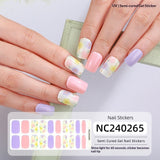 Semi-Cured Gel Nail Strips Floral Star Heart Cow-Print Mix Design (MOQ=3)