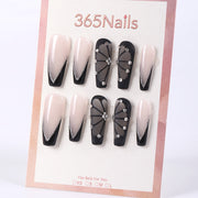 Midnight Veil Series Press-On Nails ( MOQ=5pcs )
