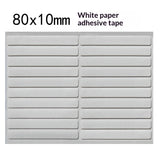 Crystal adhesive strips for press-on nail display cards