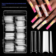 Pro Design Collection: "Half-Cover Tube" – Customizable Half-Cover Tube Nail Tips