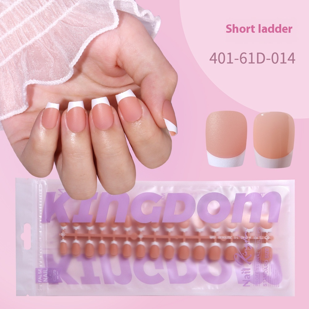 Nail Tips French prefabricated nail pads, whole bags, new non-marking removable fake nail patches, French press on nails