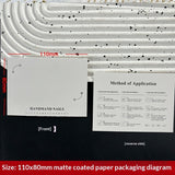 Horizontal Textured Press On Nail Display Cards (MOQ=50)