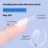 Nail Tips No engraving and no marks, press on nails pads, new 280 pcs, supplement size, matte box, press on nails pads for fake nails