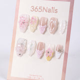365Nails Creamy Pink Jelly Petals & Pearl Shell Mixed Press-OnsSold in packs of 5. Minimum order: 1 pack (5 pcs). Quantity = number of packs. Qty 1 = 5 pcs