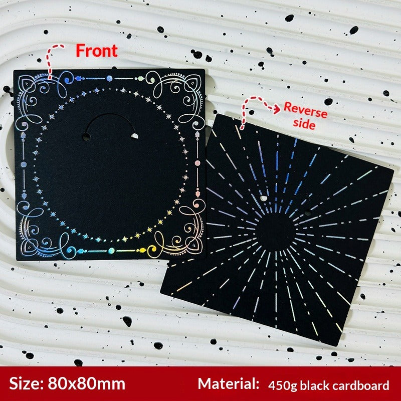 Classic White Display Cards for Press On Nail Sets (MOQ=50)