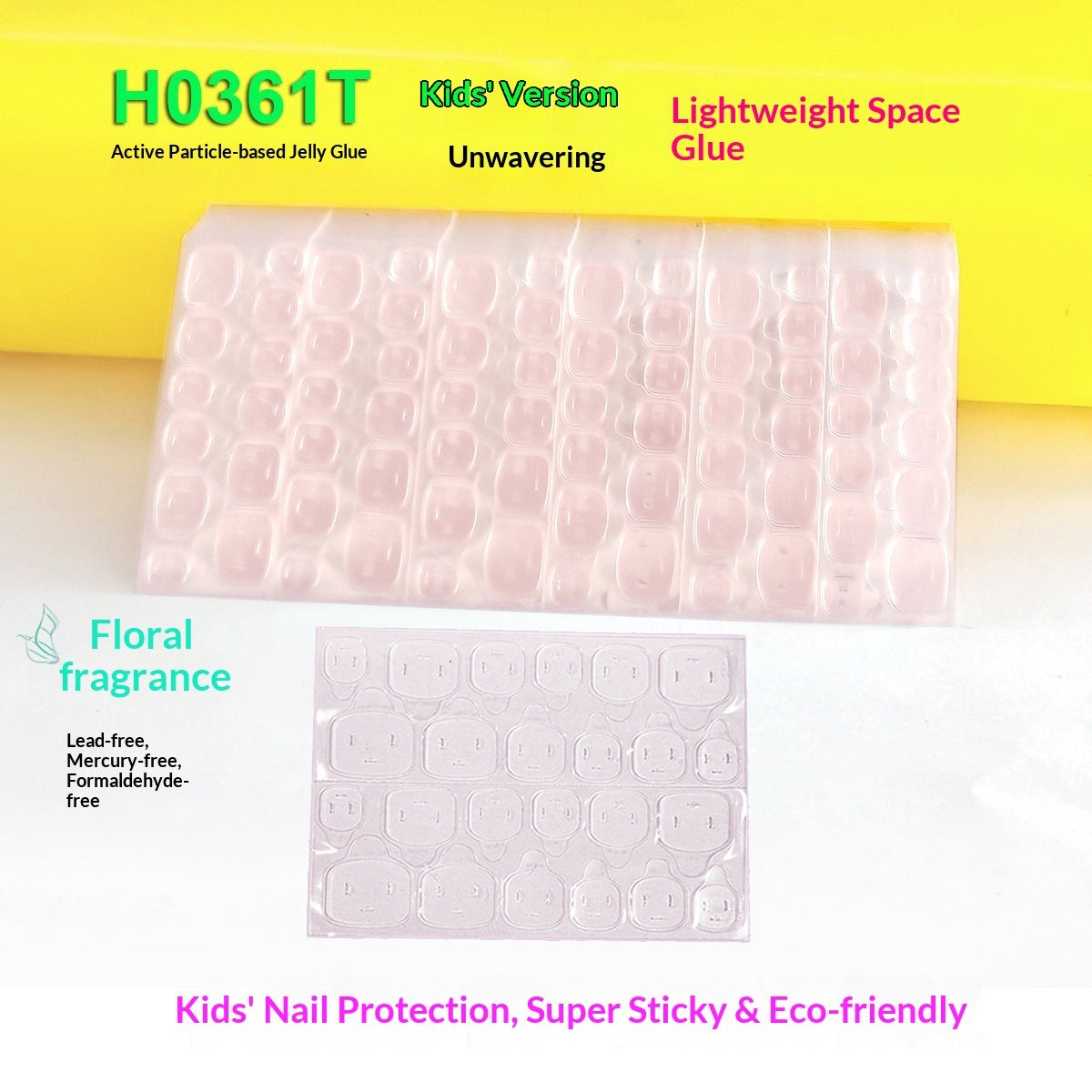 365nails: 6th Gen Strong Adhesion Crystal Cat Kids Jelly Glue 50pcs