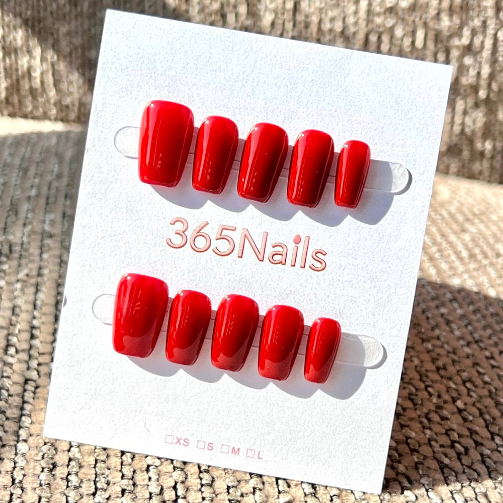 "20 Colors Mega Palette" - Premium Solid Handmade Nails (8 Shapes Available)
