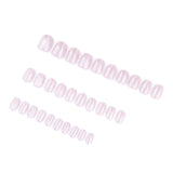 Naked powder flash cat eye wearing nail short square manicure fake nails cross-border hot-selling wearable nail fake nails