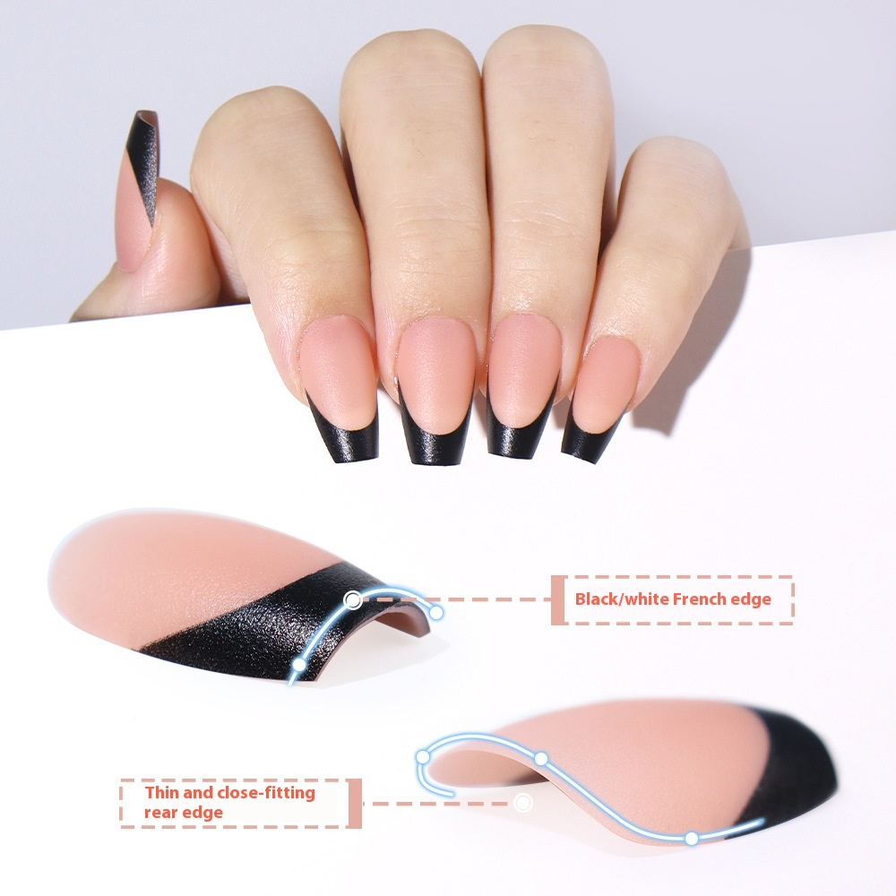 Nail Tips French prefabricated nail pads, whole bags, new non-marking removable fake nail patches, French press on nails