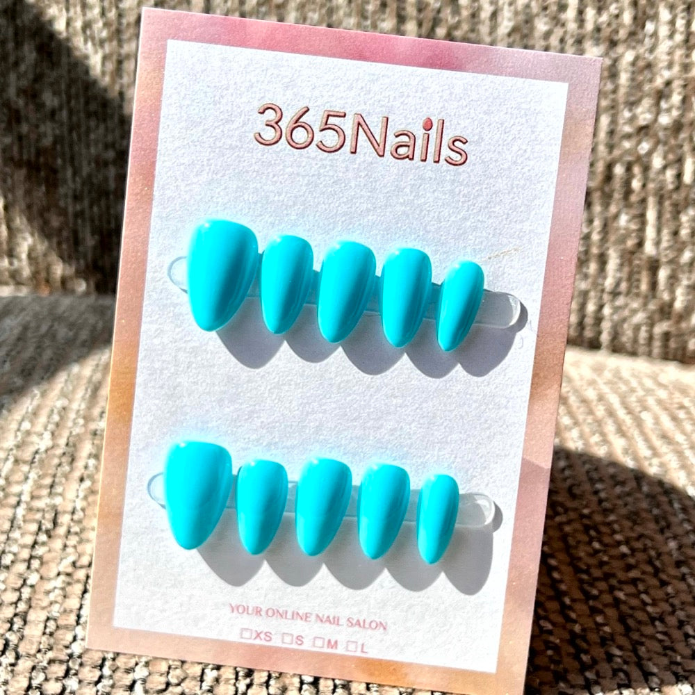 20 Colors Mega Palette - Premium Solid Handmade Nails (8 Shapes Available)