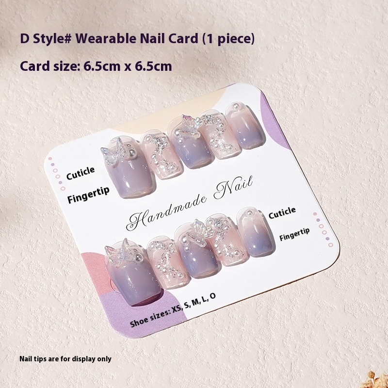 Acrylic press on nails storage box wholesale