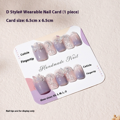 Acrylic press on nails storage box wholesale