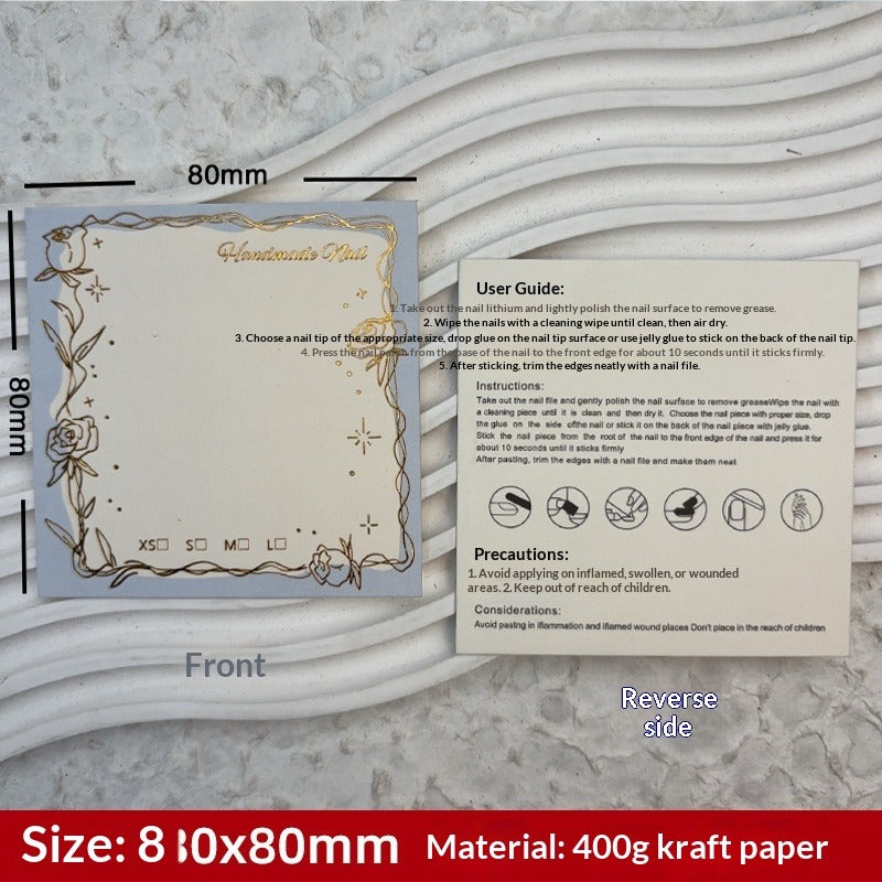 European Style Display Cards for Press On Nail Sets (MOQ=50)