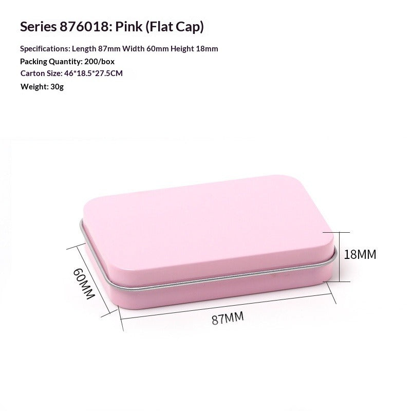 Custom Metal Press On Nail Storage Tin (MOQ=10)