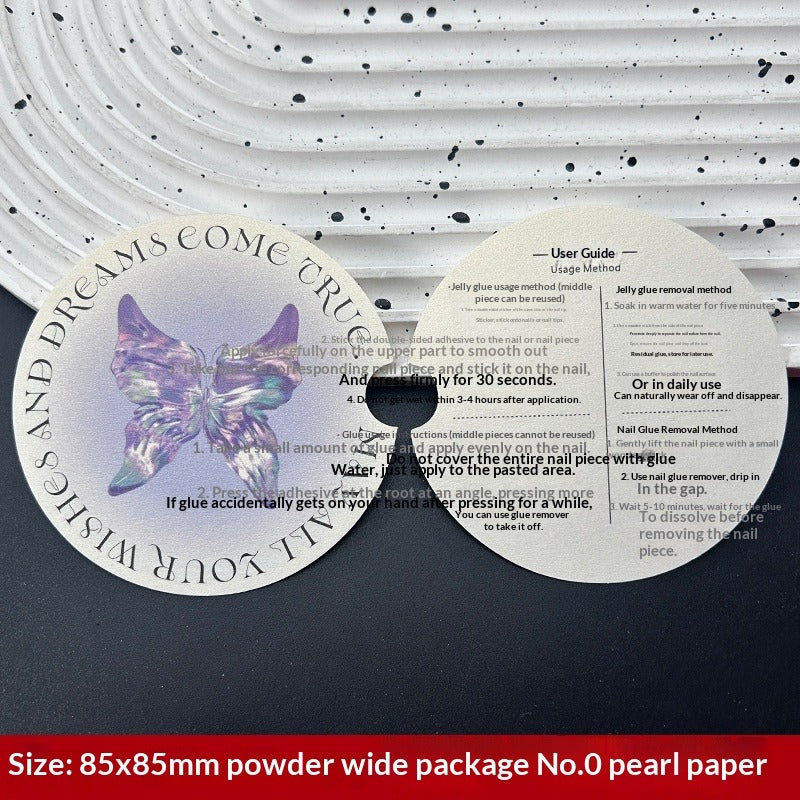 Classic White Display Cards for Press On Nail Sets (MOQ=50)