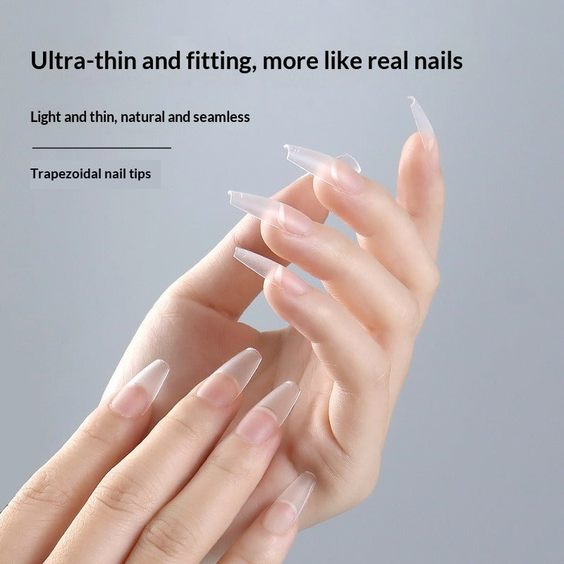 365nails Double-Sided Matte Nail Tips | Short Oval, Tapered, Short Tapered, Almond (XS/S/M/L)