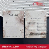European Style Display Cards for Press On Nail Sets (MOQ=50)