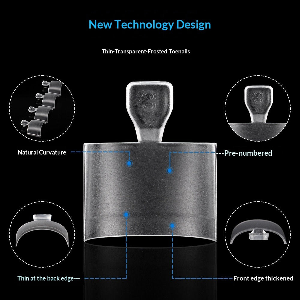 Pro Pedicure Collection: "Matte Toe" – Matte Toe Nail Tips