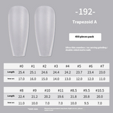 Nail Tips Amazon popular press on nails matte 450 almonds free of engraving ultra-thin and seamless patch manicure fake nails