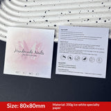 Premium Nail Display Cards with Artistic Gradient Background (MOQ=50)