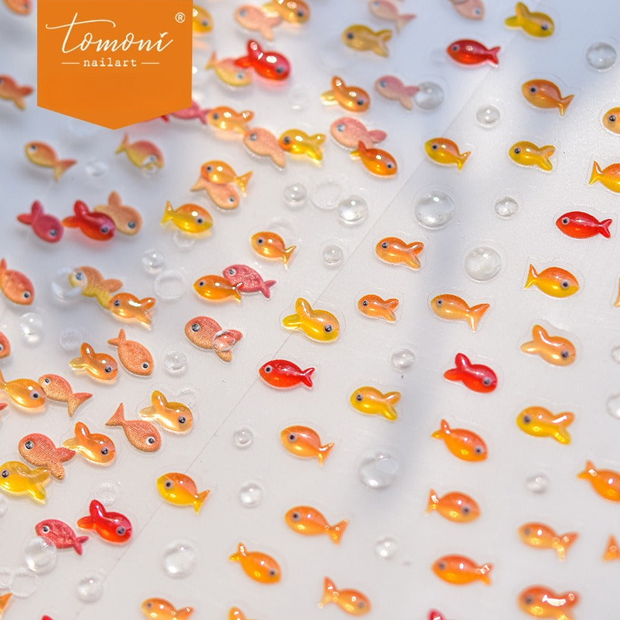 Pearl Shell Goldfish – Lucky Oriental Nail Art Set