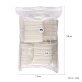 Nail Tips XXXL plus rectangular nail,  fake nails, full stickers, square nail pads,  trapezoidal nail art, square head transparent nail pads