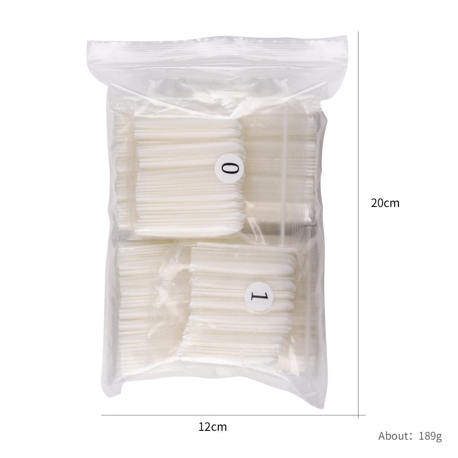 Long Clear Nail Extension Tips Professional Set (MOQ=3)