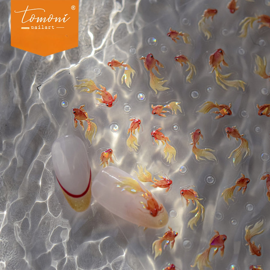 Holographic Goldfish – Lucky Oriental Nail Art Set