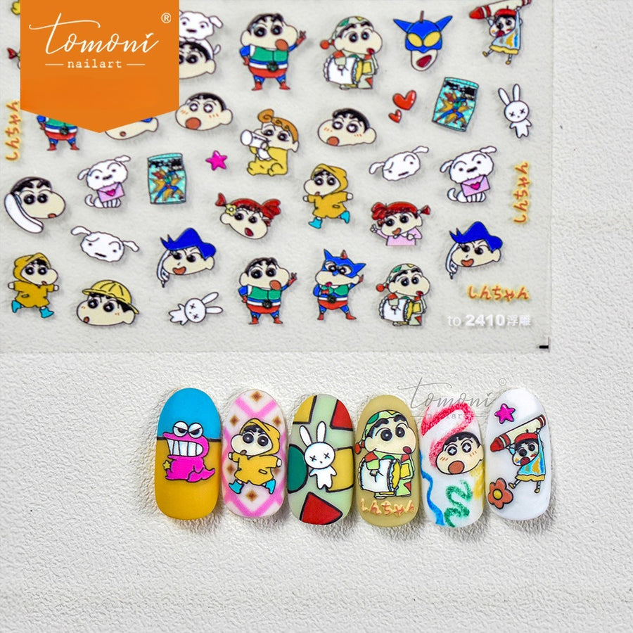 Crayon Shin-chan Adventures – 3D Embossed Cartoon Nail Art Set