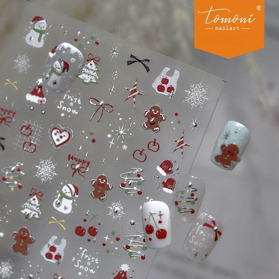 Christmas Frost – Crystal Diamond Nail Art Accent Set
