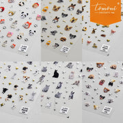 Cute Big Head Pets – Kawaii Animal Nail Art Set