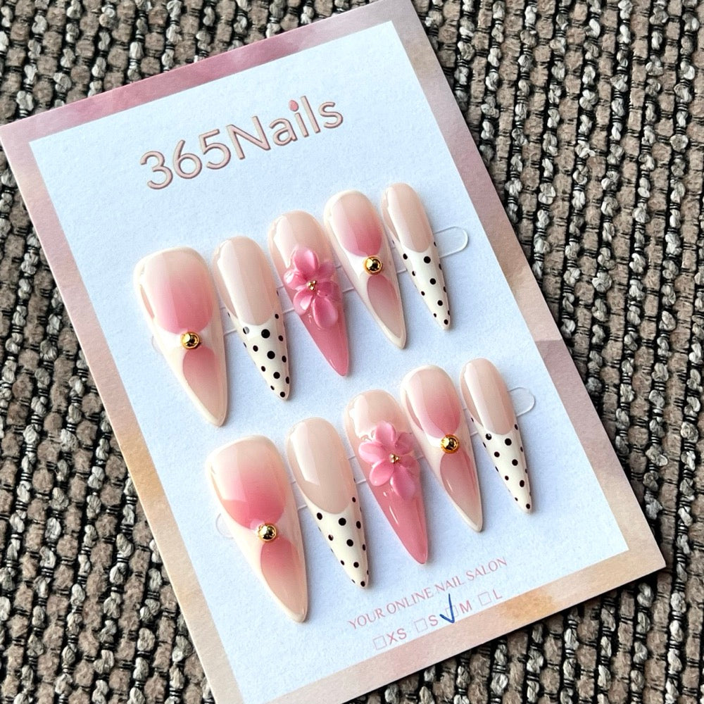 Nude Leopard Blush - Pink Animal Print Press-On Nails