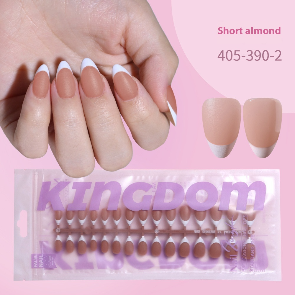 Nail Tips French prefabricated nail pads, whole bags, new non-marking removable fake nail patches, French press on nails