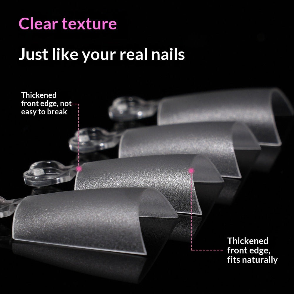 365nails Matte Half-Cover Nail Tips | Cross-Border Bestseller for Gel Extensions