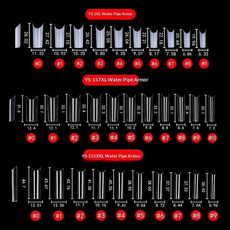 Pro C-Curve 系列：L/XL/XXL 管 — 延伸 C 弧半覆蓋管狀甲片