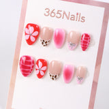 365Nails Rose Pop Daisy & Leopard Mix Press-On Nails