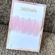 Pink Moon Veil - Sheer Chrome Press-On Nails