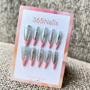 365nails：甜心銀片 手工製穿戴甲（龐克女孩／Y2K 甜酷）