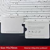 Horizontal Textured Press On Nail Display Cards (MOQ=50)