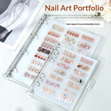 Clear Nail Art Display Album Organizer