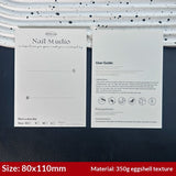 Art Texture Display Cards for Press On Nail Sets (MOQ=50)