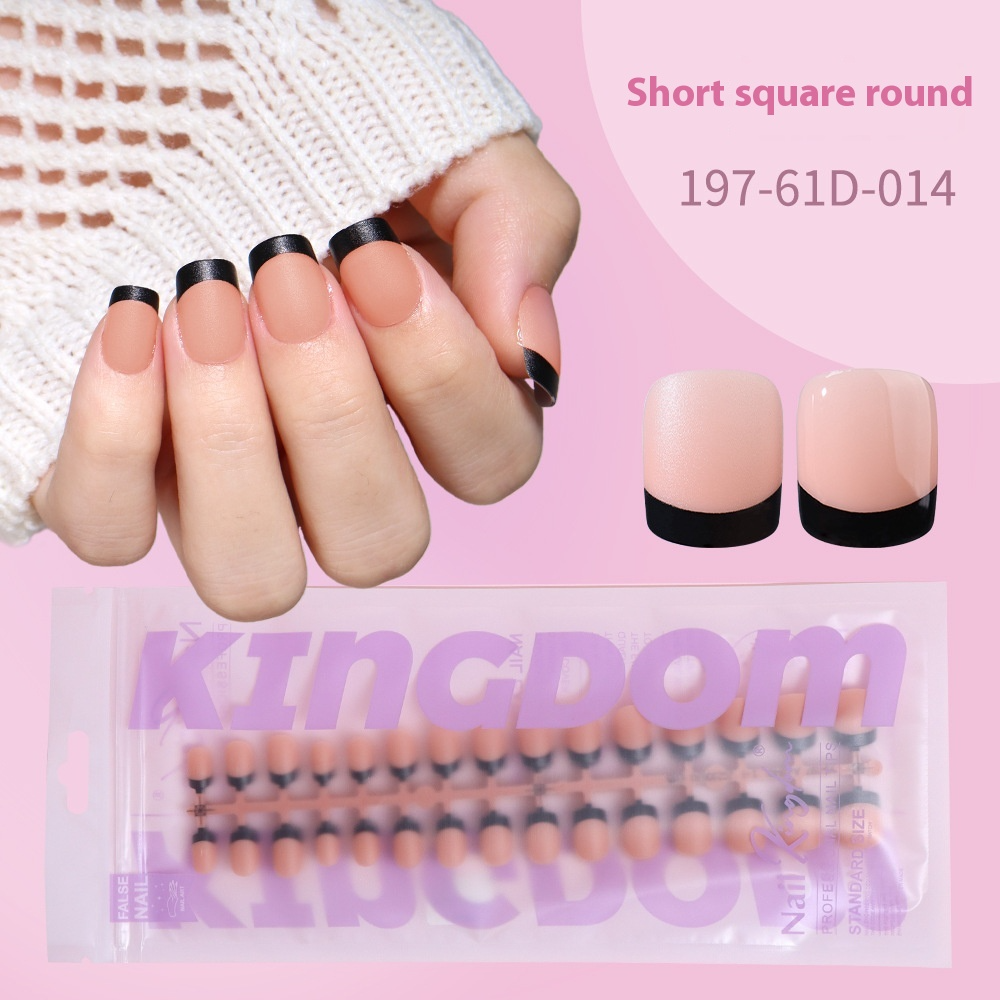 Nail Tips French prefabricated nail pads, whole bags, new non-marking removable fake nail patches, French press on nails