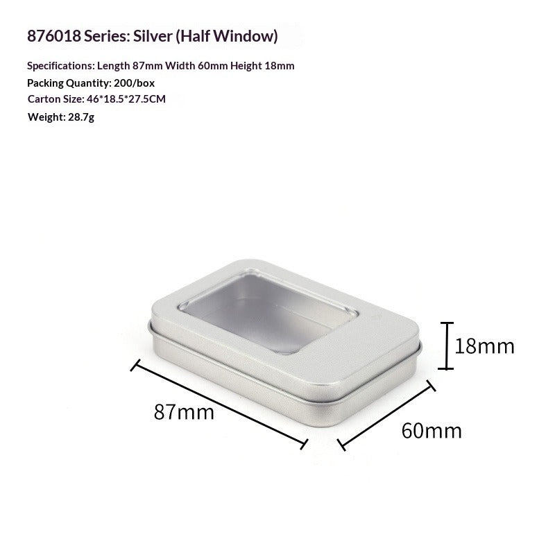 Custom Metal Press On Nail Storage Tin (MOQ=10)