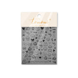 3D Embossed Nail Stickers – Pet & Heart Collection