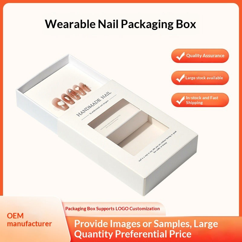 Window Packaging Box for Press On Nails