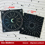 Press-On Nails Instruction Card Multi-style bronzing (MOQ:50 pieces)