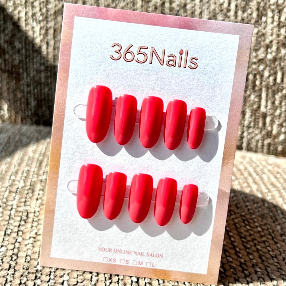 20 Colors Mega Palette - Premium Solid Handmade Nails (8 Shapes Available)