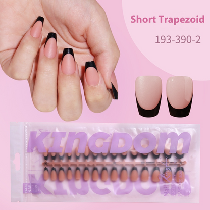 Nail Tips French prefabricated nail pads, whole bags, new non-marking removable fake nail patches, French press on nails