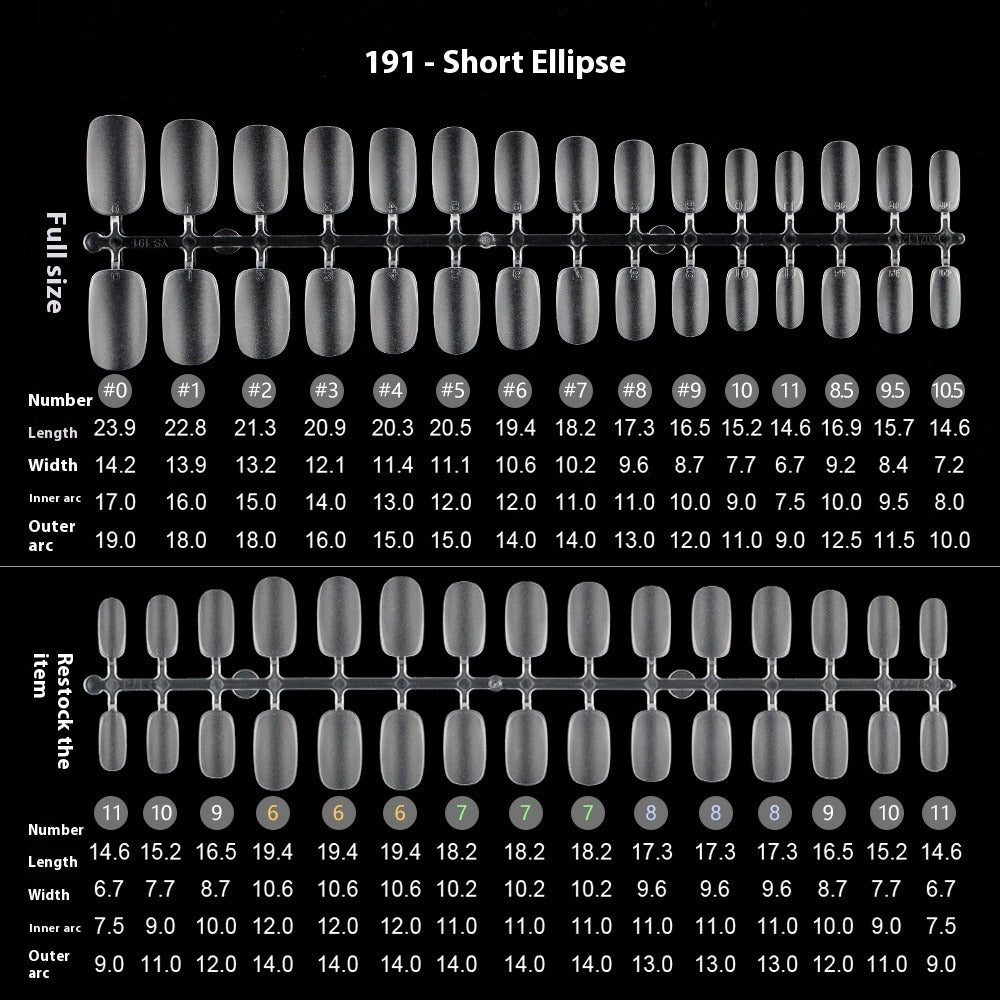 Nail Tips Transparent nail piece wholesale 30 pieces, full number, light and thin, full sticker, trapezoidal non-marking, wear-free patch, frosted nail piece