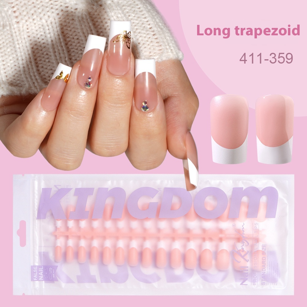 Nail Tips French prefabricated nail pads, whole bags, new non-marking removable fake nail patches, French press on nails
